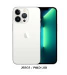 iPhone 13 Pro Max 256GB Silver Poco Uso 94% Chip