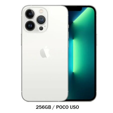 iPhone 13 Pro Max 256GB Silver Poco Uso 95% Chip