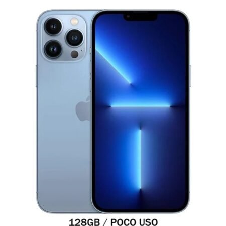 iPhone 13 Pro Max 128GB Blue Poco Uso 100% Chip