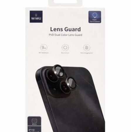 Lente de Camara iPhone 15/15 plus Dual Color Black