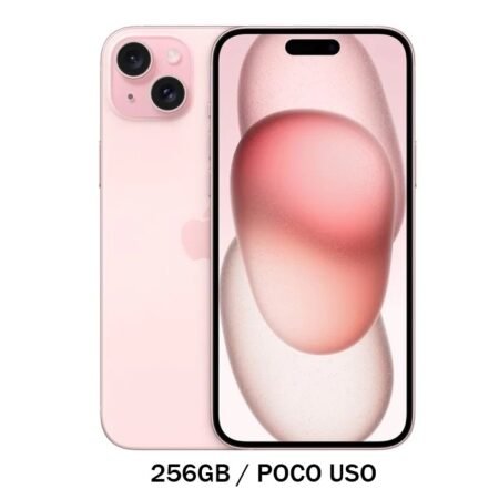 iPhone 15 Plus 256GB Pink Poco Uso 87% Esim