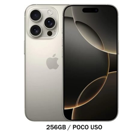 iPhone 16 Pro Max 256GB Natural Poco Uso 96% ESIM