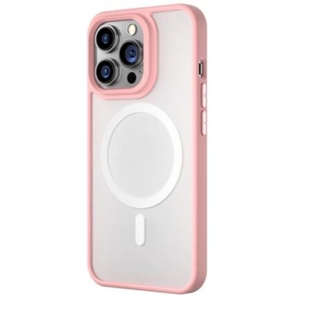 Blueo Magnetic Frosted Anti-Drop Pink Cover for 13 Pro