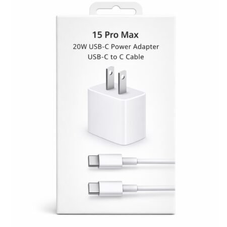 For 15 Pro Max 20W USB-C Power Adapter USB-C To C Cable