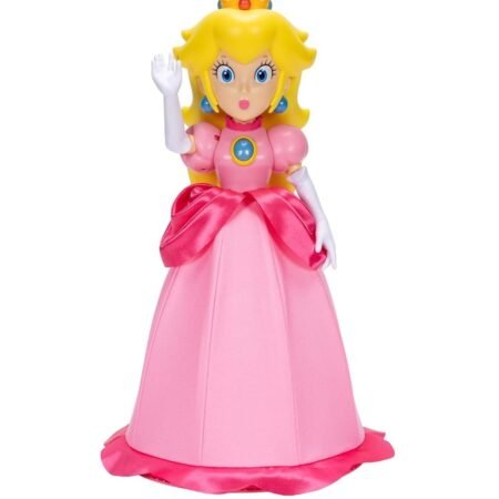 Super Mario Bros Princesa Peach Articulada Muñeca