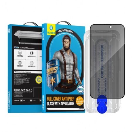 Blueo Full Cover Anti-Peep Glass for iPhone 13/13 Pro/14