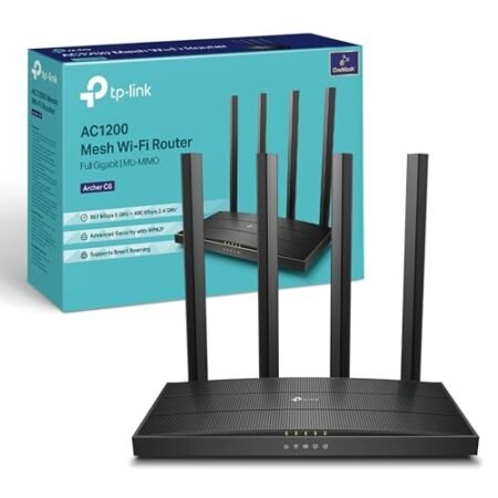 Tp-Link AC1200 Mesh WiFi Router GigaBit Mu-MIMO Archer C6
