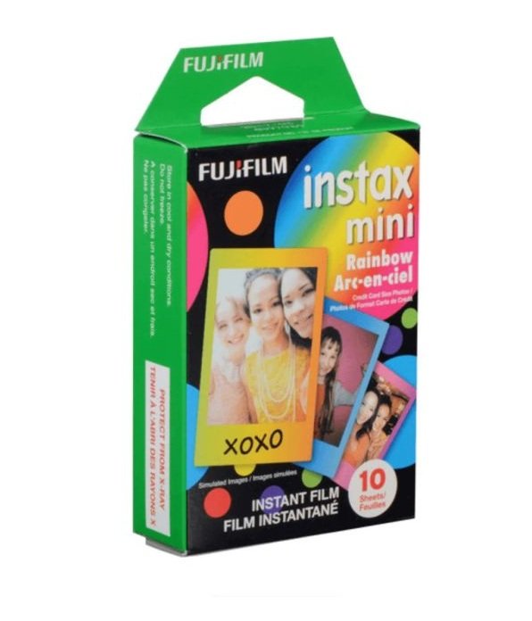 4662 Fujifilm instax mini Rainbow Instant Film 10ct - Imagen 1