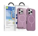 Blueo Magnetic Brown Anti-Drop Purple Cover for 16 Pro Max