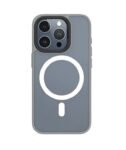 Blueo Magnetic Frosted Anti-Drop Grey Cover for 15 Pro Max