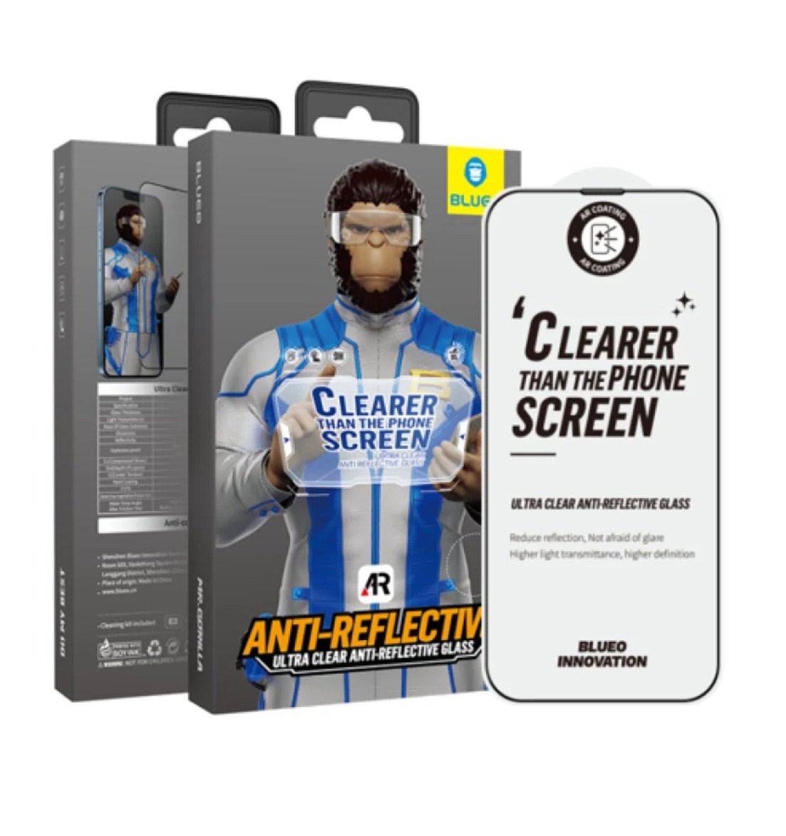 6620 Blueo Clear Anti-Reflective Glass for iPhone 15 Pro Max - Imagen 1