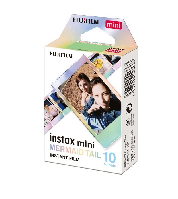 6663 Fujifilm instax mini Mermaid Tail Instant Film 10ct - Imagen 1