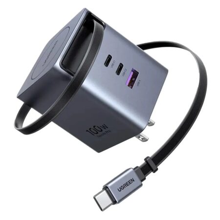 UGREEN Adaptador 3-Port Fast Charger 100W Type-C Cable X616