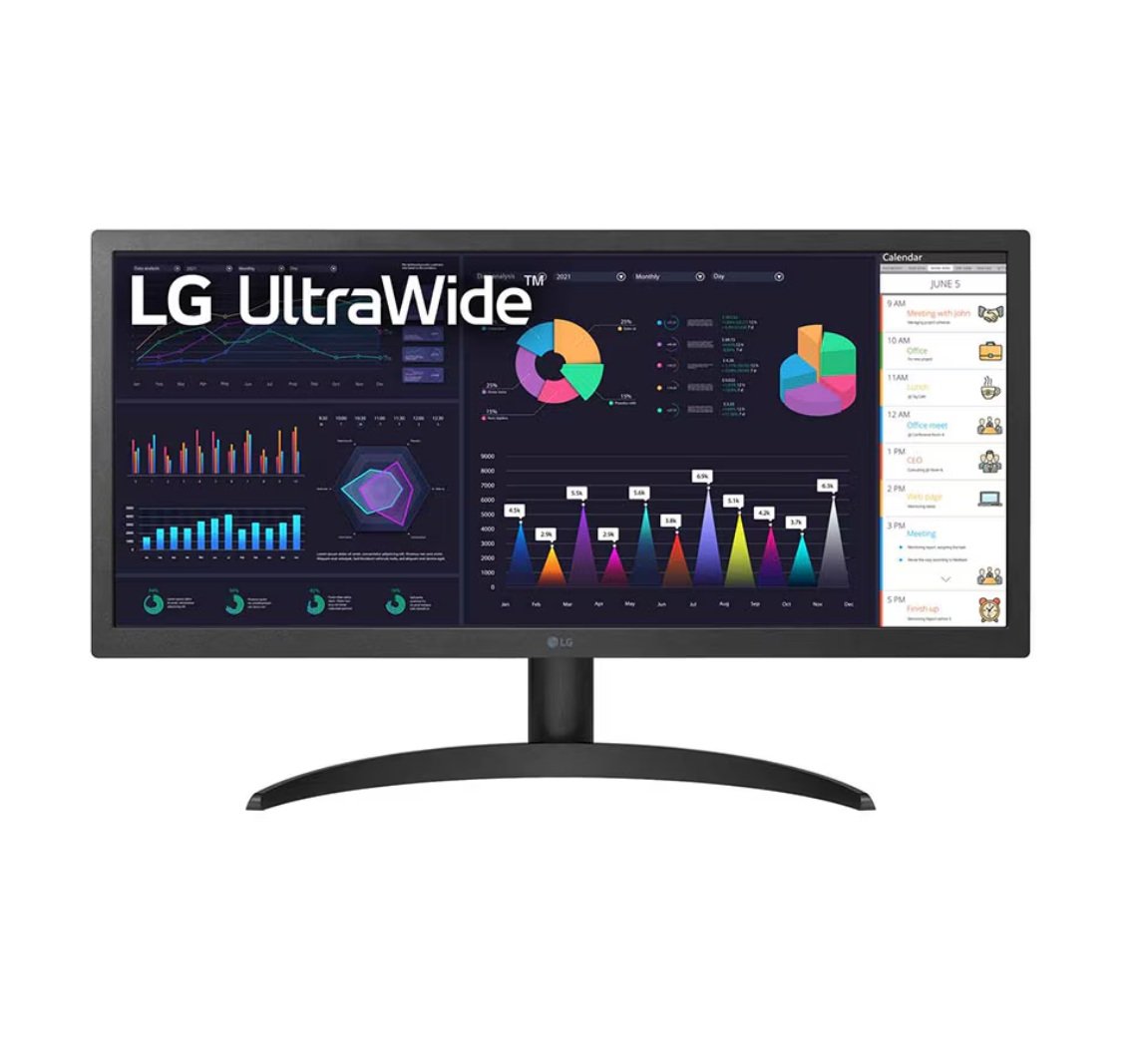 8713 LG Monitor 26WQ500 IPS HDR AMD FreeSync - Imagen 1