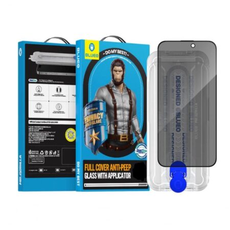 Blueo Privacy Anti-Peep Tempered Glass for iPhone 16 Pro