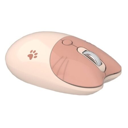 Mouse Wireless + Bluetooth Peach