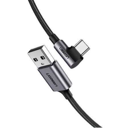 UGREEN USB-A to USB-C Fast Charging 90 Degree Cable 2M US284