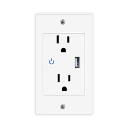 Smart Wall Outlet with USB Charger