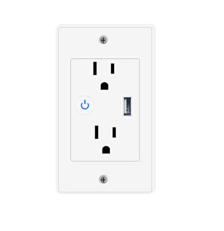 96911 Smart Wall Outlet with USB Charger - Imagen 1