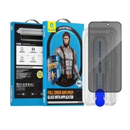 Blueo Privacy Anti-Peep Tempered Glass for 13 Pro Max 14Plus