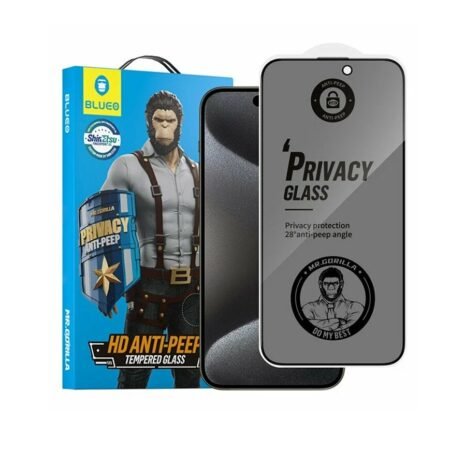 Blueo Privacy Anti-Peep Tempered Glass for iPhone 12/12 Pro