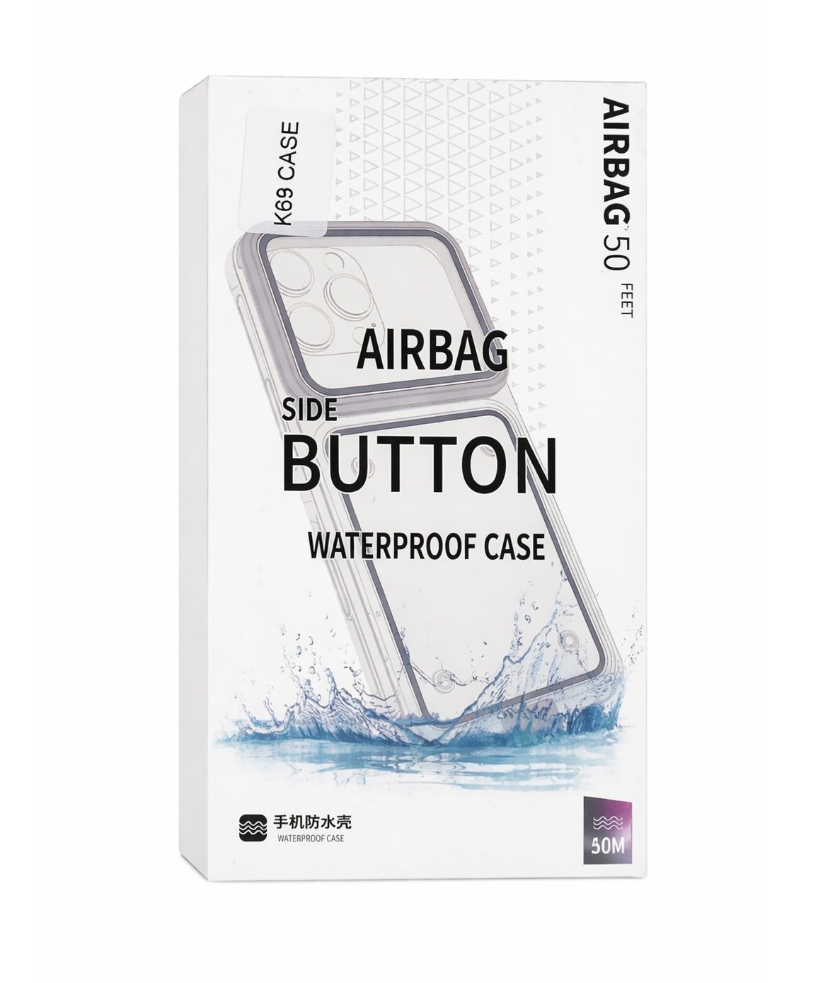 K69 K69 Case Airbag 50 Feet Waterproof Case 15m - Imagen 1