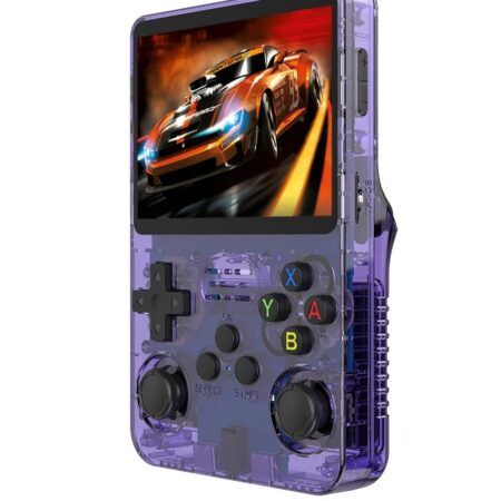 R36S Retro Handheld Video Game Console Morada
