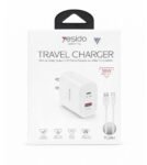 YC24 Dual Ports 18W Charging Wall Travel Charger