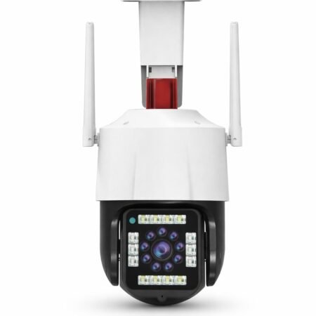 Smart Home Camera con Sirena Luz Led Seguimiento V360 Pro