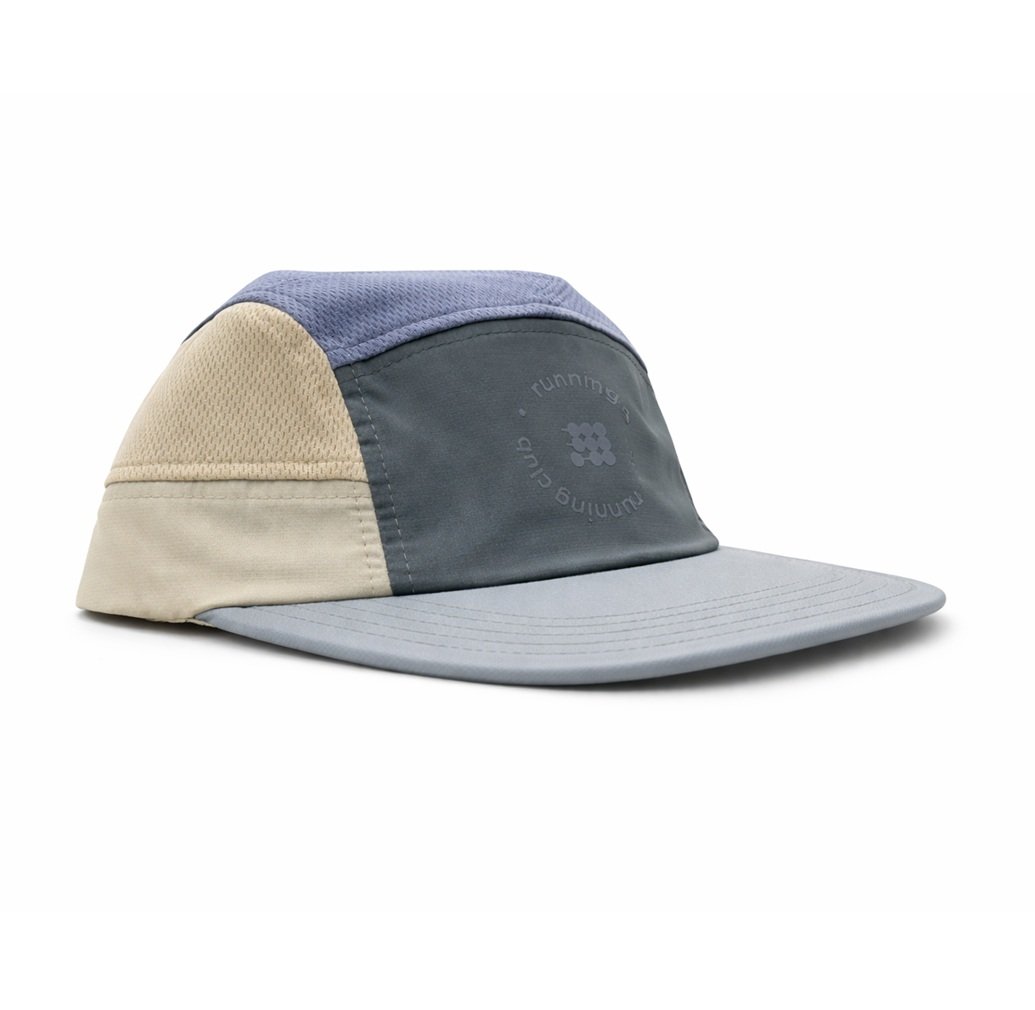 cap run 6 Running Cap CT-CAPRUN-28 Crema Azul - Imagen 1
