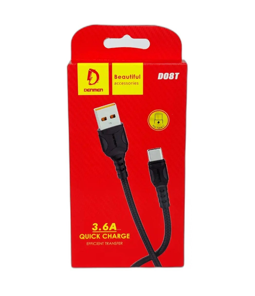 d08t Data Cable D08T 3.6A Usb For Type-C - Imagen 1