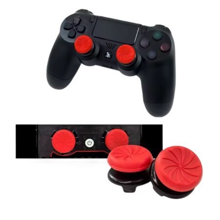 Thumb Grips For PS4 Rojo PS5 PlayStation