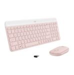 Teclado y Mouse Logitech Slim Combo MK470 Pink