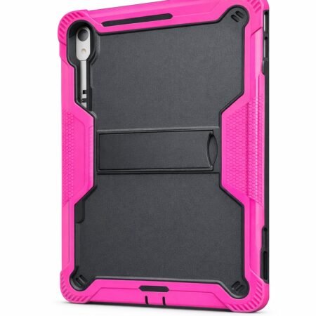Cover Antigolpe para S7 Plus S7 FE Negro con Fucsia