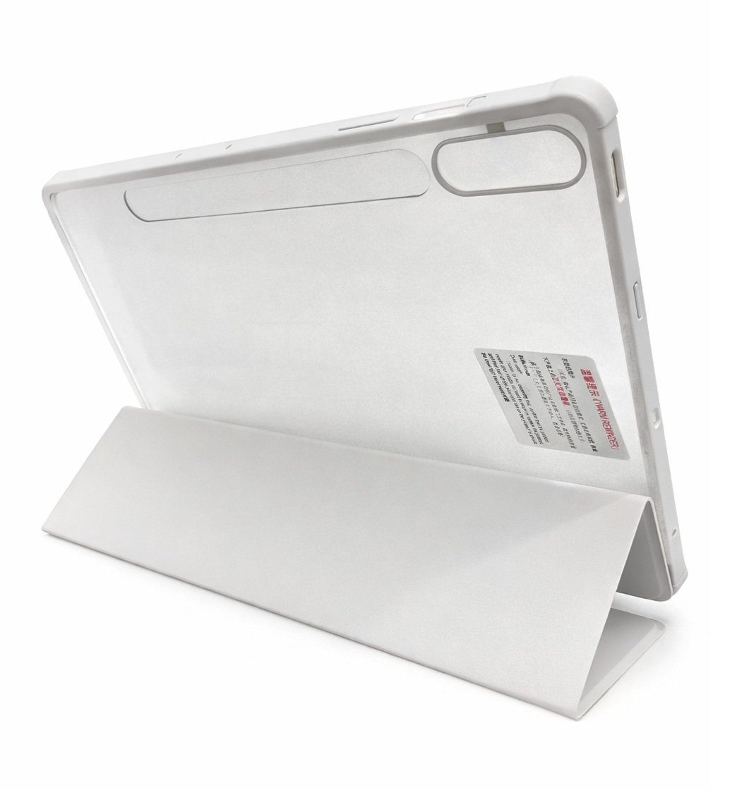 s9 fe Cover de agenda para Galaxy Tab S9+ / S9 FE + Gris - Imagen 1