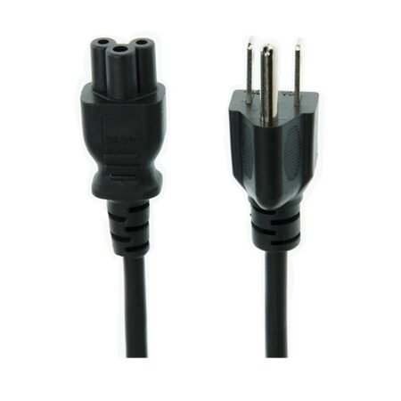 Cable de Poder AC Tipo Trébol C5 con Enchufe US 2 Pines 110V