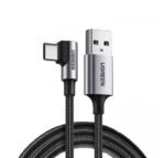 UGREEN USB-A to USB-C Fast Charging 90 Degree Cable 1M US284