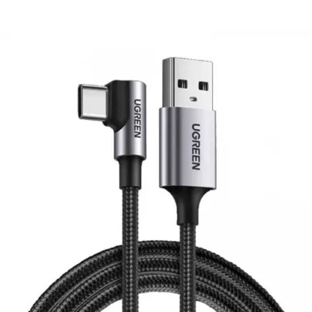 UGREEN USB-A to USB-C Fast Charging 90 Degree Cable 1M US284