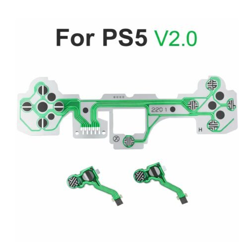 Conductive Film Keypad Flex Cable Repair Parts For PS5 V2 + Instalacion
