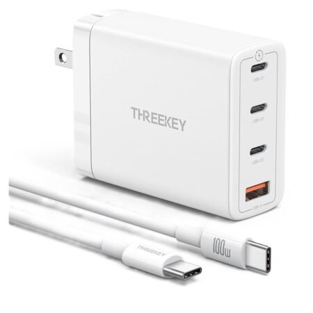 Threekey Adaptador 4-Port 100W Quick Charger PQ1002UPro