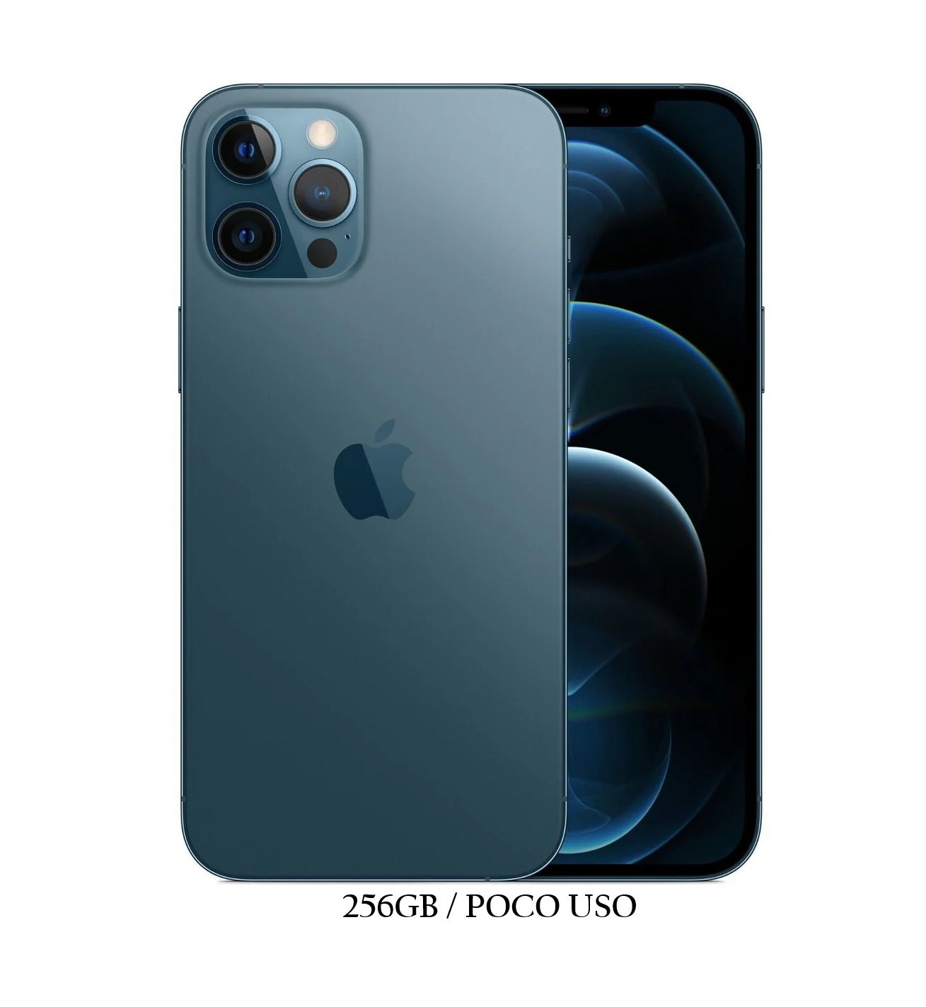 12 PRO MAX 256 iPhone 12 Pro Max 256GB Blue Poco Uso 81% Chip - Imagen 1