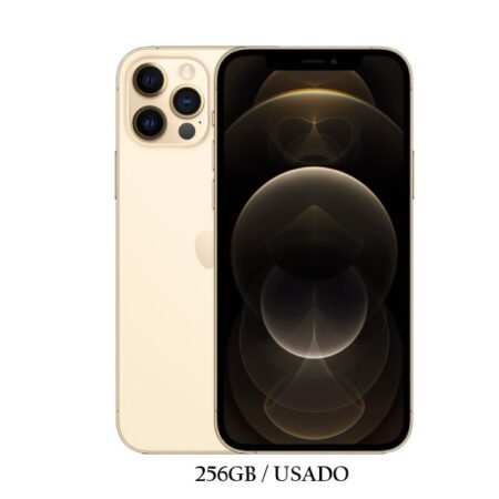 iPhone 12 Pro 256GB Gold Usado Bateria 77%