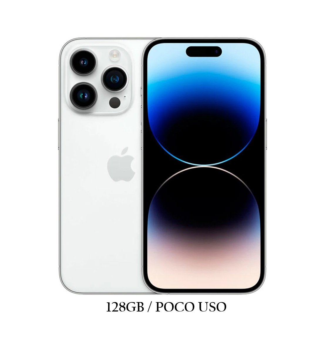 14 PRO SILVER iPhone 14 Pro 128GB Silver Poco Uso 91% ESIM - Imagen 1