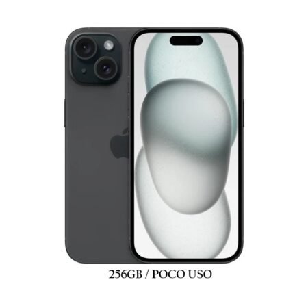 iPhone 15 256GB Black Poco Uso 88% Chip