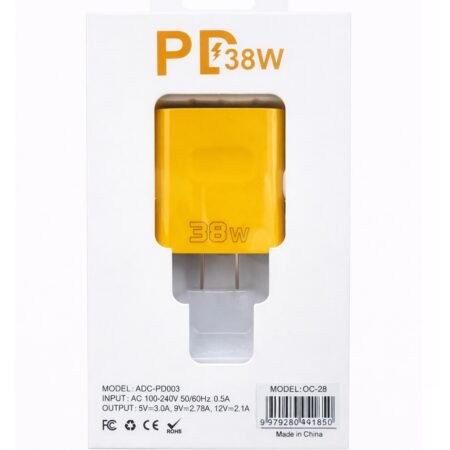 Super Charger PD+USB Port 38W PKG081