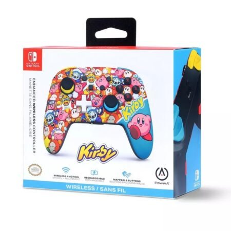 Enhanced Wireless Controller Kirby PowerA NSGP0443-01V