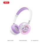 Kids Headphones With Colorful ELF Led XO-BE57 Morado