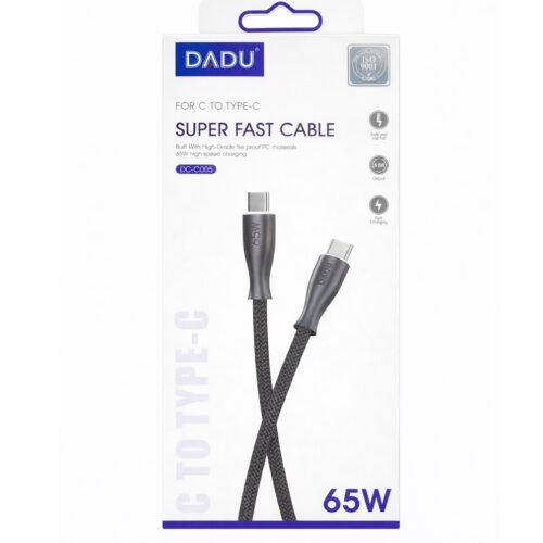 C TO Type C Super Fast Cable DC-C005 65W
