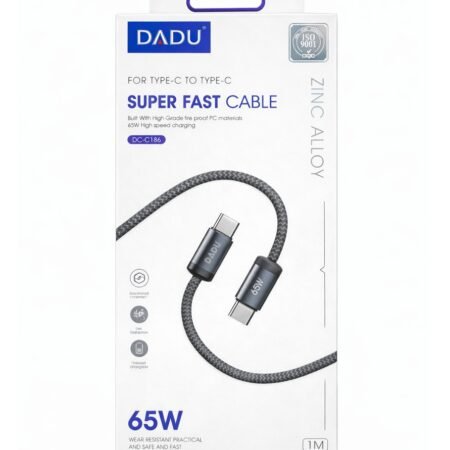 Dadu Super Fast Cable DC-C186 Zinc Alloy 65W 1M