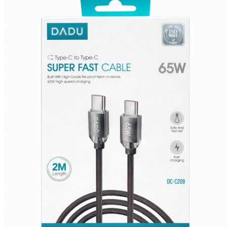 Type-C to Type-C Super Fast Cable 65W DC-C209 2 Metros